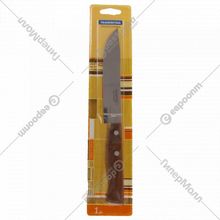 Нож «Tramontina» 22216106, металлический, для мяса, с деревянной ручкой, 15 см