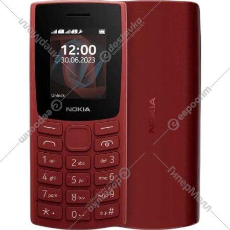 Телефон «Nokia» 105, TA-1557, 1GF019CPB1C02, red