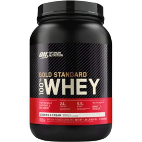 БАД «Optimum nutrition» 100%, Whey Gold Standard, вкус печенье и крем, 2.27 кг