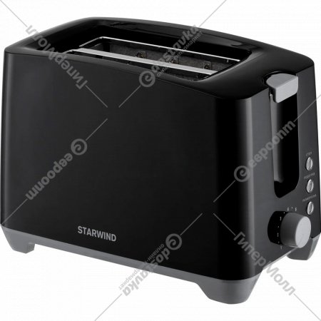Тостер «StarWind» ST2105, черный/черный