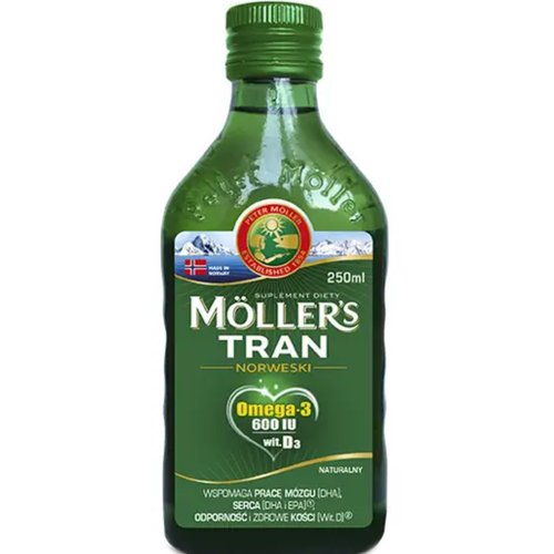 БАД «MOLLERS» Рыбий жир натуральный, 250мл