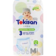 Подгузники - трусики детские «Tokisan» Baby Pull - Up, одноразовые, размер M, 6 - 11 кг, 46 шт
