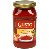 

Паста томатная "GUSTO" (стер) 490г