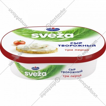 Сыр творожный «SVEZA» три перца, 60%, 150 г