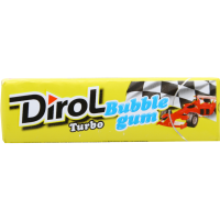 

Жев.резинка"DIROL TURBO"(мята/фр.) 13.6г