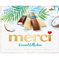 Набор шо­ко­ла­да «Merci» ас­сор­ти с кокосом, 250 г