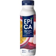 Йогурт питьевой «Epica» с маракуйей и мангостином, 2.5%, 260 г