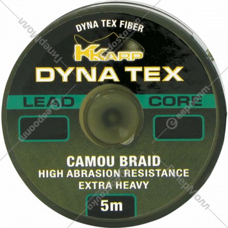 Лидкор «K-Karp» Dyna-Tex Camo 45lb, 198-76-045, 5 м