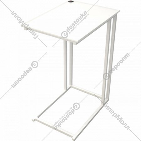 Журнальный стол «Расгар» Престиж, МДФ белый/белый, 40х30х58.5 см