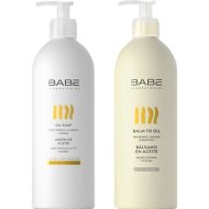 Набор косметический «Laboratorios Babe» Увлажнение, мыло масляное + бальзам-масло, 100+100 мл