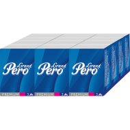 УП.Бумажные платочки GrandPero носовые трехслойные, 7 листов х 12 шт