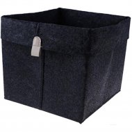 Корзина «Handy Home» Фетр, UC-198, черный, 230х230х265 мм