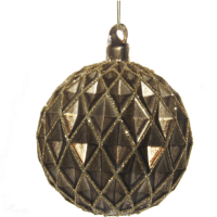 

Шар елочный стекл"ЗОЛОТОЙ РОМБ"10см