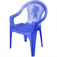 Детское кресло «Стандарт Пластик Групп» синий, 380х350х535 мм