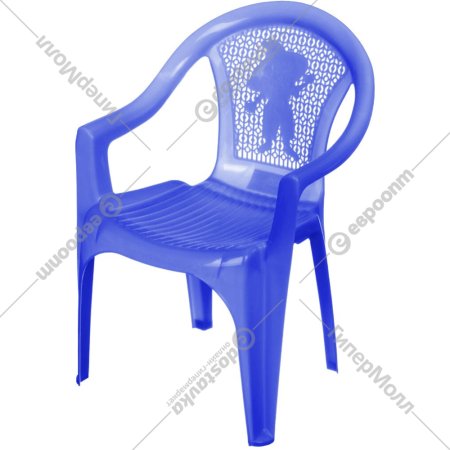 Детское кресло «Стандарт Пластик Групп» синий, 380х350х535 мм