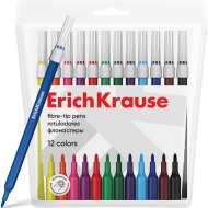 Фломастеры «ErichKrause» Light, 61828, 12 цветов