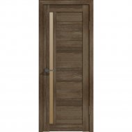 Дверь «Лайт» 9 ДО Дуб трюфель/Бронза матовое, 200х80 см
