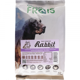 Корм для собак с чувствительным пищеварением «Frais» с кроликом, 3 кг