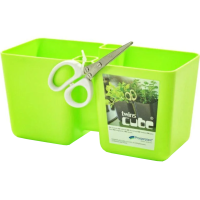 

Горшок "FLOWER POT TWINS CUBE" (Lime)