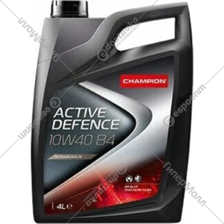 Масло моторное «Champion» Active Defence 10W40 B4, 8204111, 4 л