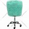 Кресло «AksHome» Fluffy, искусственный мех, мятный