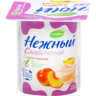Йогуртный продукт «Нежный» сливочный с персиком, 5%, 100 г