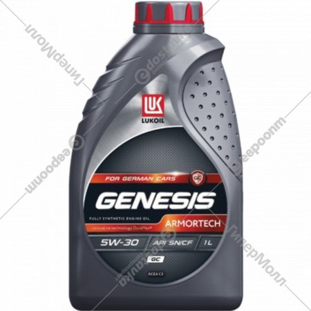 Масло моторное «Лукойл» Genesis Armortech GC 5W-30, синтетическое, 4 л