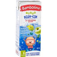 Напиток детский «Bambolina» яблоко, виноград и мята, 200 мл