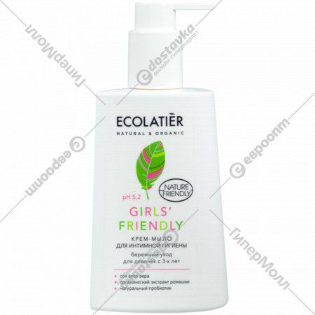 Крем-мыло для интимной гигиены «Ecolatier Girls' Friendly» 250 мл
