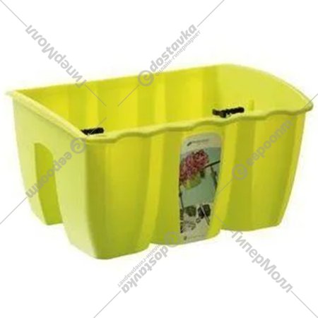 Горшок «Prosperplast» пластиковый Crown 400, лайм