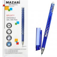 Ручка гелевая «Mazari» Brunty, M-5428-70, со стираемыми чернилами, синий