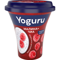 

Коктейль твор"YOGURU"(мал/чиа,2.9%)230г