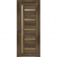 Дверь «Лайт» 18 ДО Дуб трюфель/Бронза матовое, 200х60 см