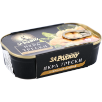 

Рыбн.конс.икра трески "ЗА РОДИНУ" 135г