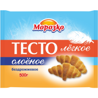 

тесто "МОРОЗКО" слоеное 500г