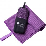 Полотенце из микрофибры «Clam» PR010, 70х140 см, фиолетовый