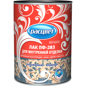 Лак «Рас­цвет» для внут­рен­ней от­дел­ки, 0.8 кг