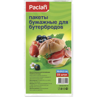 

Пакеты бум.(для бутерб.,18х24,5см.)25шт.