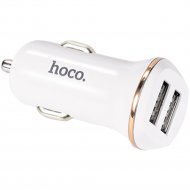 Автомобильное зарядное устройство «Hoco» Z1, 2.1A, 11 Вт, белый