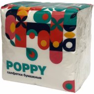 Салфетки «Poppy» Art, белый, 24х23 см, 100 шт
