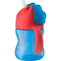 

Чашка с труб.(от 9мес,сине-красный)200мл