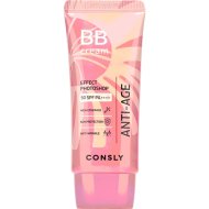 BB-крем «Consly» антивозрастной, с эффектом фотошопа, SPF50/PA++++, натуральный бежевый, 50 мл