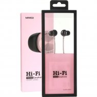Наушники «Miniso» Hi-Fi CD Pattern, 0500006992, розовый