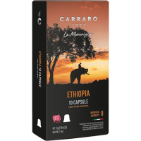 

Кофе молотый"CARRARO ETHIOPIA"10х5.2г