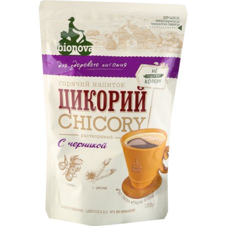 Цикорий растворимый «Бионова» с черникой, 100 г