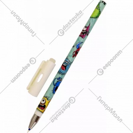 Ручка гелевая «Mazari» Funny Monsters, со стираемыми чернилами, синий