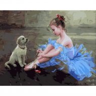 Картина по номерам «Hobruk» Маленькая балерина K00101