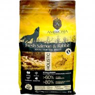 Корм для собак «Ambrosia» Grain Free, для мелких пород, лосось/кролик, 5 кг
