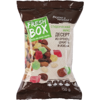 

Десерт"FRESH BOX"(орехи,цукаты,изюм)150г