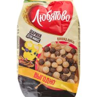 Сухой зав­трак Лю­бя­то­во Шарики Дуо Микс, шоколад-ваниль, 500 г